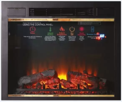 Каминокомплект Interflame Памир сланец венге с очагом Sirius 30 LED FX Brass