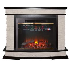 Каминокомплект Interflame Памир сланец венге с очагом Sirius 30 LED FX Brass