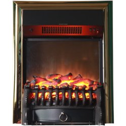 Каминокомплект Interflame Аспен бежевый патина с очагом Fobos FX M Brass
