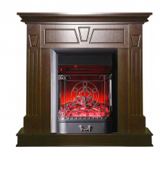 Каминокомплект Interflame Берта с очагом Majestic FX M Black дуб
